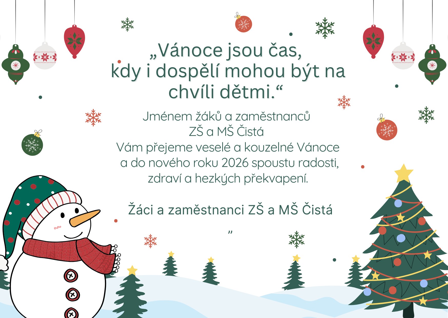 Titulní obrázek k článku Vánoční přání