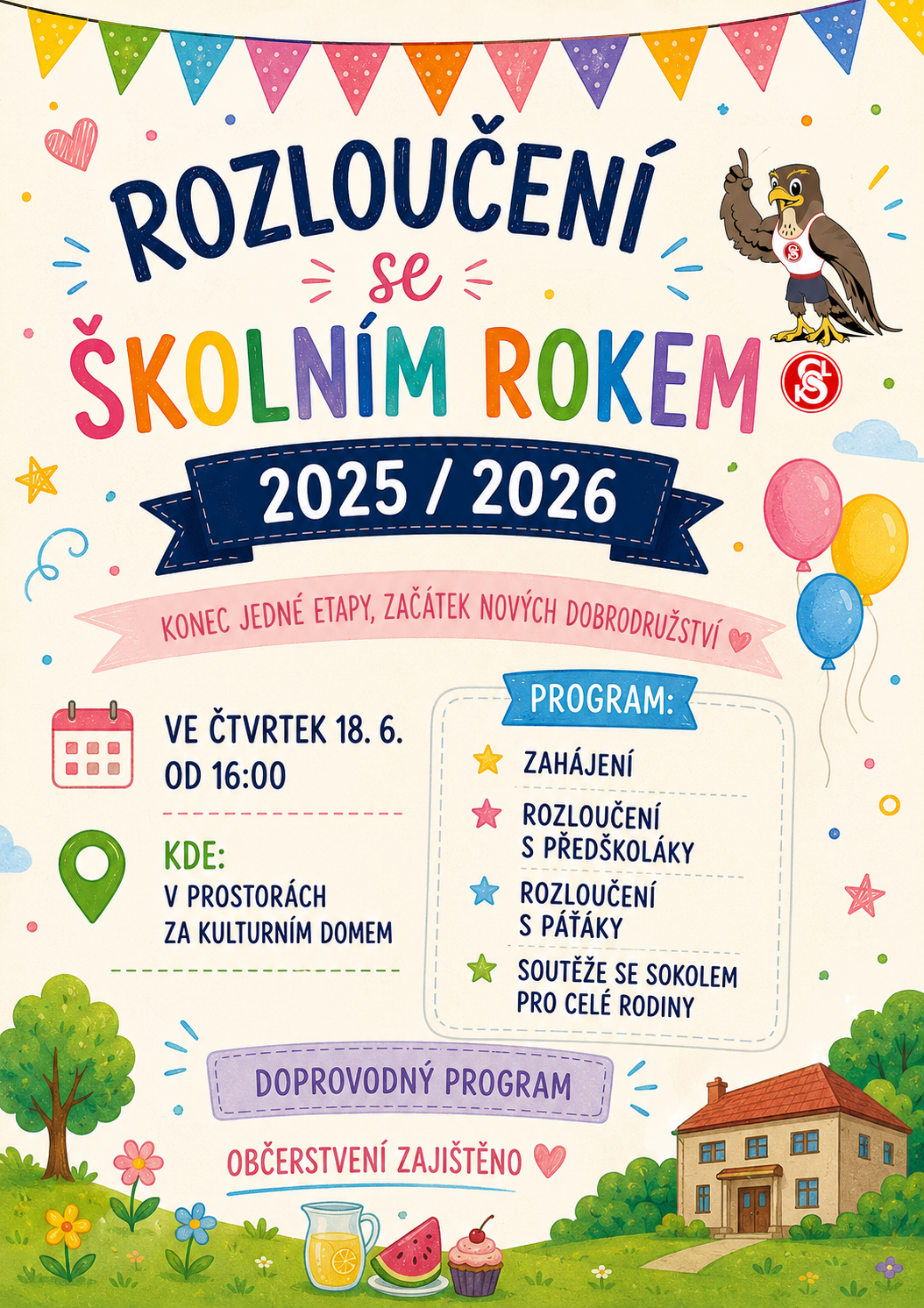 Titulní obrázek k článku Rozloučení se školním rokem