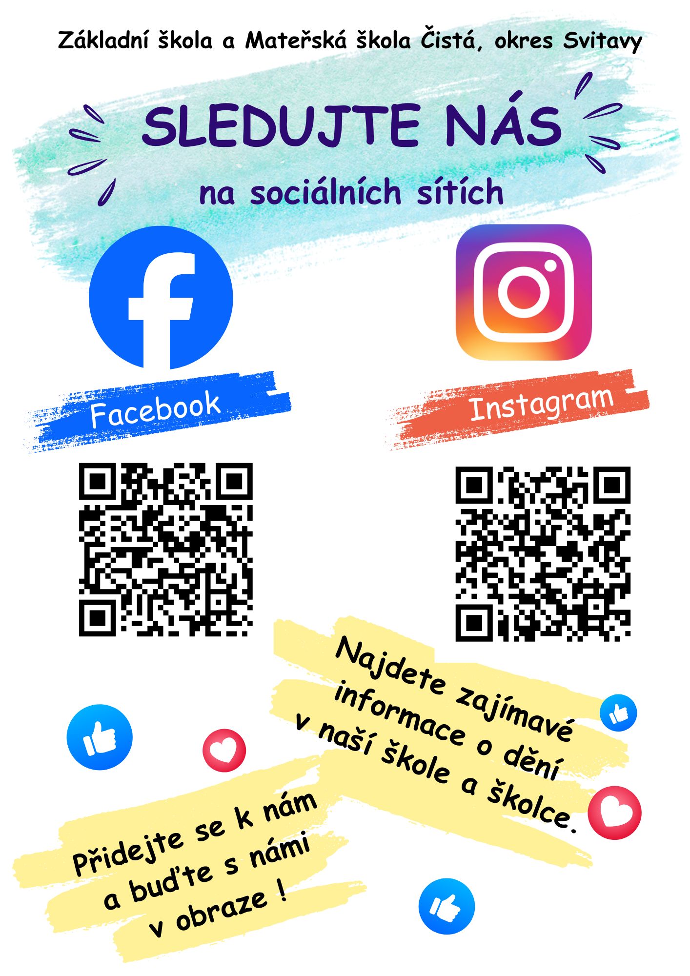 Titulní obrázek k článku Sledujte nás na sociálních sítích